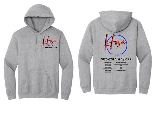 HOSA 50th Anniversary Hoodie WITH SPONSORS