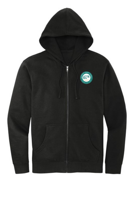 CTE Full Zip Hooded Sweatshirt - Printed
