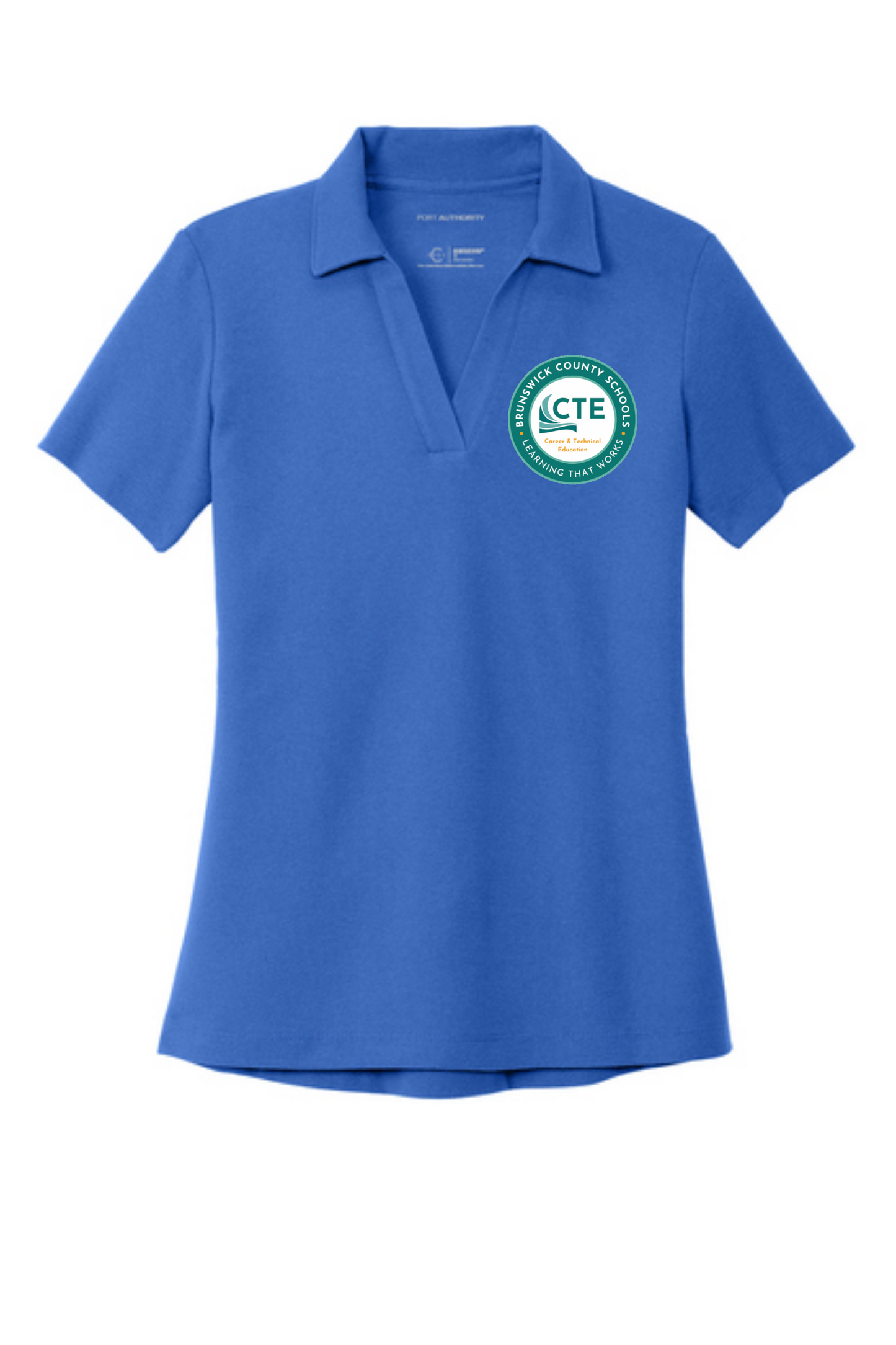 CTE Women's V neck Polo - Embroidered