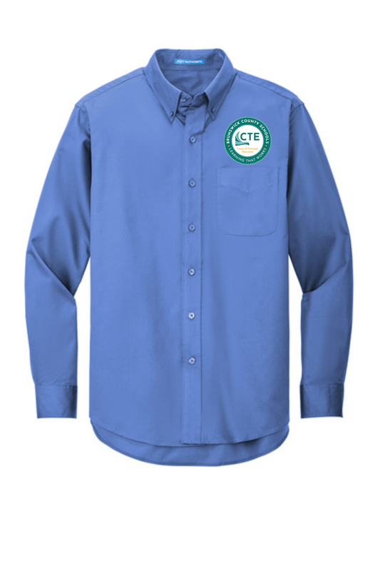 CTE Men's Button Down Long Sleeve - Embroidered