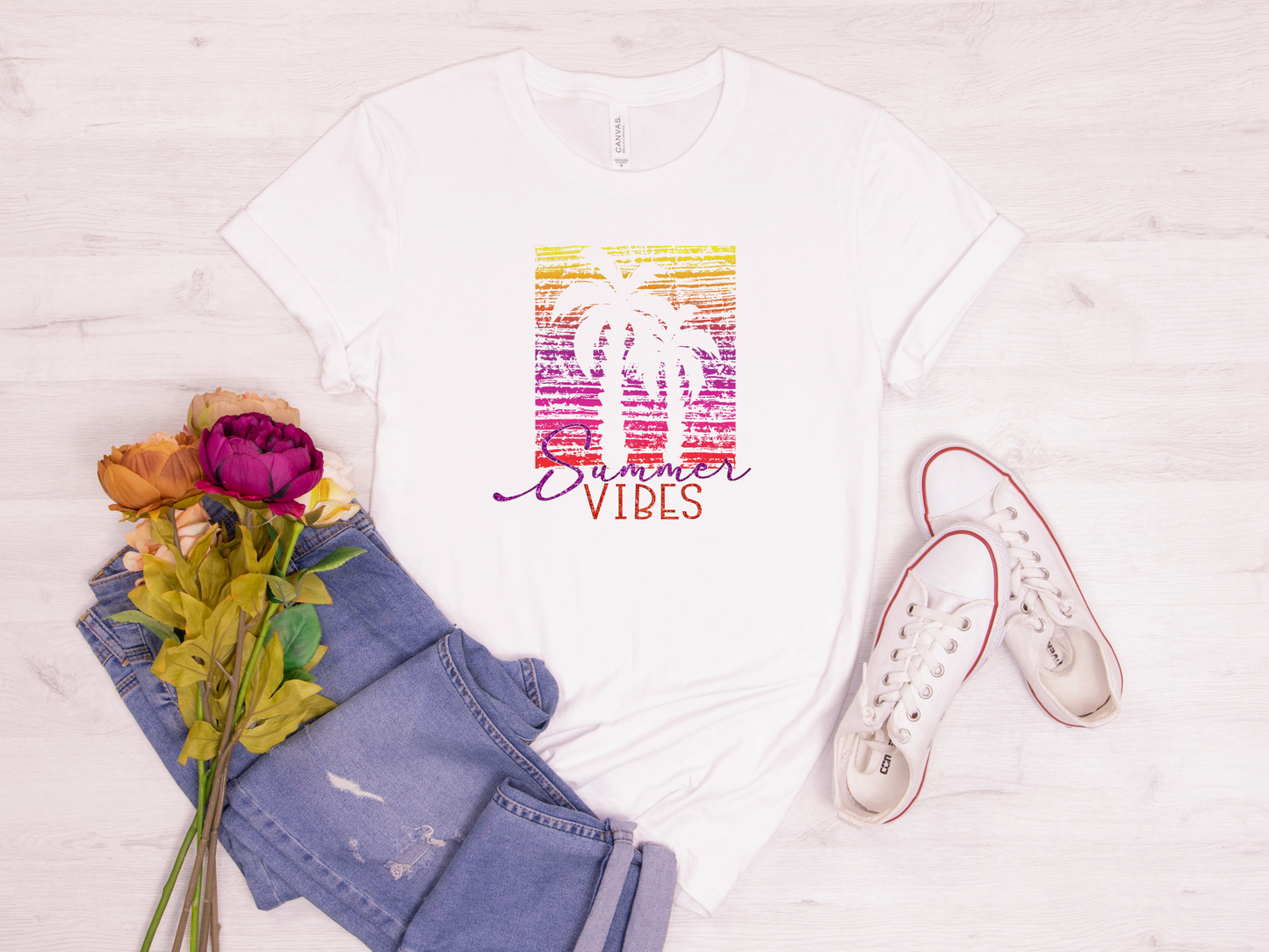 Summer Vibes Summer Tee Shirt